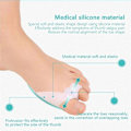 Miniatyrbillede 4 af 4: Hallux Valgus - Tåspreder / Adskiller tæer - Støtte Transparent