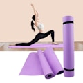 Miniatyrbillede 5 af 5: Yogamåtte / yogamåtte - Træningsmåtte - 6mm - 173cm * 61cm Black