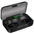 Pikkukuva 2 / 7: Langattomat Bluetooth-kuulokkeet LCD-näytöllä ja virtapankilla Black