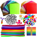 Miniatyrbillede 1 af 7: Mega Craft kit - Piberenser, bevægelige øjne, bolde Multicolor