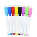 Miniatyrbillede 1 af 5: 8-Pack - Whiteboard blyanter med viskelæder - Blyanter Multicolor