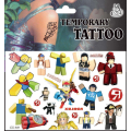 Pikkukuva 2 / 6: Roblox Tatuoinnit - 4 arkkia - Lasten tatuoinnit Multicolor