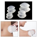 Miniatyrbilde 1 av 7: Cupping for helkroppsmassasje - 4-pakning - XS-L White