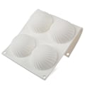 Miniatyrbillede 3 af 6: Spiral Hemisphere Silikoneform Semisphere Mousse-form Pralineform White