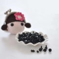 Pikkukuva 1 / 6: Amigurumi Turvasilmät - 10 paria (20 kpl) Mustat silmät, 12mm Black 12mm