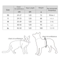 Miniatyrbilde 5 av 5: Katte- og hundesele som er enkel og justerbar Black M