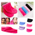 Miniatyrbilde 1 av 10: Make Up Eraser - Mikrofiber ansiktsklut håndkle, sminke fjerning Black