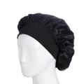 Miniatyrbillede 2 af 5: Sovehætte - Satin hætte - Sovehætte Black one size