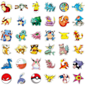 Pikkukuva 8 / 11: 100 tarraa - Pokemon - Piirretty Multicolor