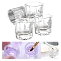Miniatyrbillede 1 af 5: Fadkop - Dappen fad - Krystalglaskop - Akrylvæske Transparent 2st