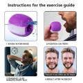 Pikkukuva 4 / 4: Jawline Exerciser Jaw Trainer - Harjoittele määriteltyjä leukalihaksia Black one size