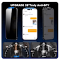 Miniatyrbilde 3 av 4: 2 stk iPhone 16 Pro Privacy skjermbeskytter Privacy skjermbeskytter Transparent Iphone 16 Pro