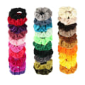 Miniatyrbild 7 av 7: Stora Velvet hair Scrunchies, hårsnoddar , hårband , Hair bands Blå
