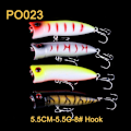 Miniatyrbillede 8 af 11: 20-pak fiskelokker wobler, Minnow mixed, Crankbait Multicolor