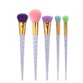 Pikkukuva 2 / 4: Värikkäät siveltimet: 5 Unicorn Rainbow -meikkisivellintä - meikkisiveltimet Multicolor