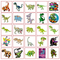 Pikkukuva 3 / 4: 50 tarraa tarrat - Eläinaihe - Sarjakuva - Dinosaur Multicolor