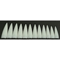 Miniatyrbillede 5 af 5: 24 stk neglespidser stilet ekstra lange spidser falske negle neglespidser White