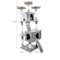 Miniatyrbilde 3 av 5: Kattetre - 170cm - Ripestolper - Ripemøbler Light grey