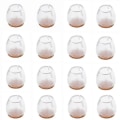 Miniatyrbillede 4 af 4: 16-Pack Møbelfødder / Silikone Stolefødder - Gulvbeskytter Transparent one size