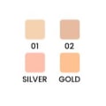 Pikkukuva 3 / 3: Highlighter kompakti - 4 väriä - Quiz Cosmetics Silver