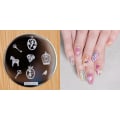 Miniatyrbillede 10 af 11: Nail Art Stempling, Stempling plade NR 10