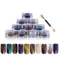 Pikkukuva 1 / 7: Magneettinen kissansilmä - pigmentti - 2g Cat eye pigment - NR 8