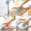Miniatyrbild 3 av 7: Disksvamp i silikon - Magnic Silicone Dish Sponge Washing multifärg