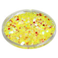 Miniatyrbild 1 av 3: Nagelglitter - Hexagon - Gul - 8ml - Glitter Gul
