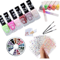 Miniatyrbild 1 av 2: Nagelkit - Dekorationskit - Nagellack, Rhinestone, Nagelstickers multifärg