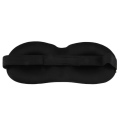 Miniatyrbilde 4 av 4: 3D Sovemaske / øyemaske / bind for øynene - Sort Black