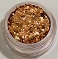 1st hexagon glitter champagne