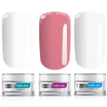 Miniatyrbillede 1 af 4: 3-pak Pure line - Builder - Klar, Pink, Bianco extremo 45g Multicolor