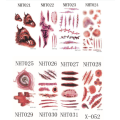 Miniatyrbild 3 av 4: Halloween - Sårtatuering / Tatuering stickers NHT - 016