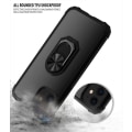 Miniatyrbild 4 av 7: iPhone 12 / 12 Pro Silikon Shockproof Skal - Svart Transparent