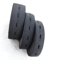 Miniatyrbild 3 av 4: Elastiskt Knapphålsband Resårband, Praktiskt och Mångsidigt Black Bredd: 2,5cm