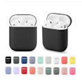 Miniatyrbillede 1 af 5: AirPods Silikoneskal - Etui / Beskyttelse - Flere farver Light red