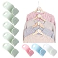 Miniatyrbillede 1 af 7: 40-pak Tøjbøjle - Tilslutningskrog - Organizer MultiColor 40-Pack