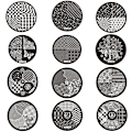Miniatyrbillede 1 af 11: Nail Art Stempling, Stempling plade NR 16