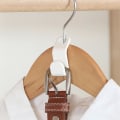 Miniatyrbild 4 av 5: 30-pack Klädhängare - Anslutningskrok - Organizer White 30-Pack