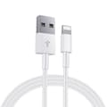 Lightning USB-laddkabel 1 m 3-pack vit för iPhone/iPad iOS 17 White 3-pack