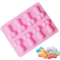 Miniatyrbild 2 av 4: Pralinform penis-formad , snopp-form - Isform Rosa