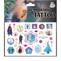 Pikkukuva 3 / 5: Jäädytetyt tatuoinnit - 4 arkkia - Lasten tatuoinnit Multicolor