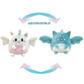 Miniatyrbild 7 av 7: Dubbelsidig vändbar Enhörning / Monster, Reversible unicorn multifärg