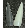 Pikkukuva 1 / 3: 24 kpl kynsien kärjet stiletto extra pitkät kärjet tekokynnet kynsien kärjet Transparent