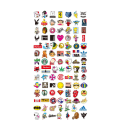 Miniatyrbillede 2 af 2: 100 stk Fashion Graffiti Stickers Vandtæt Laptop Bagage Skøjte Multicolor