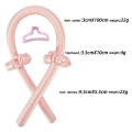 Miniatyrbilde 6 av 6: Varmefri krølltang, Heatless Curling, Krøll håret uten varme, Kit Light pink