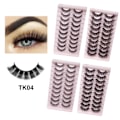 Pikkukuva 4 / 4: 10 parin tekoripset - Set natural look volume lash - Black TK04