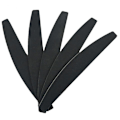 Miniatyrbillede 1 af 2: 5-pak Half moon sort - 100/180 - Neglefil Black