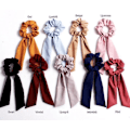 Miniatyrbilde 2 av 9: Hårbånd, hår Scrunchies med skjerf, hårbånd, hårbånd Light grey