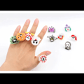 Pikkukuva 3 / 4: Halloween - valosormukset - valosormus - 3 kpl - Cosplay MultiColor 3-pack